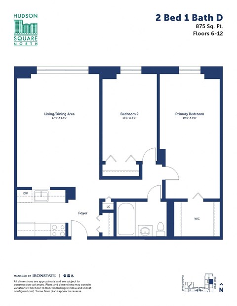this floor plan is an illustration of our 2 bed 1 bath d floor plan